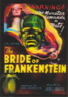 Bride of Frankenstein 2011 SDCC 3D Lenticular Insert