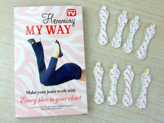 16 Hemming My Way Adhesive Style Jeans Pants Snaps