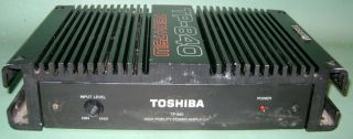 Toshiba TP 840 TP840 Bridgeable Car Stereo Amplifier