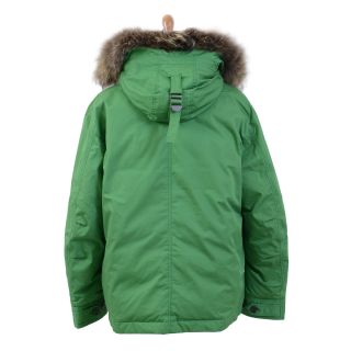 burberry brit green hooded down parka us xl eu 54 retail value 895 our 