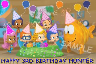 Bubble Guppies 2 Frosting Sheet Edible Cake Topper Image Decorations 