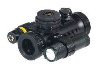 BSA Optics Stealth Tactical Ill 1x20 Red Dot Sight, Black w/ Laser 