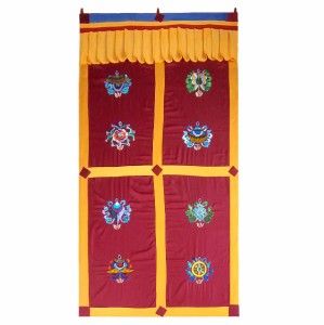 Tibetan Lucky Welcome Door Wall Curtain Hanging 36X75