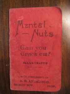 1910 vintage mental nuts handbook broken bow ne