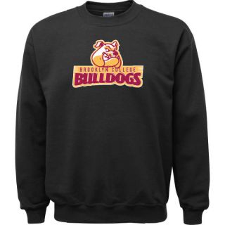 Brooklyn College Bulldogs Black Logo Crewneck Sweatshirt