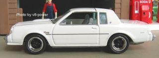 1987 Buick Regal T Type Opening Hood 3 8L SFI Turbo V6 1 64 Diecast 