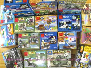20 Lots Mini Building Blocks Bricks Sets Toys Army Space Pirates 