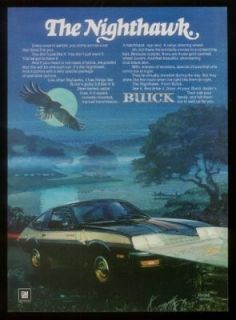 1977 Buick Skyhawk Nighthawk Night Hawk Special Edition Car Ad