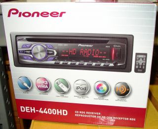   4400HD CD Receiver with Built in HD Radio Tuner New DEH4400HD