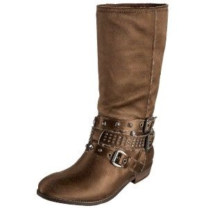 guess summit dark brown satin boots shoes 6 5