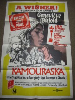 Kamouraska Original One Sheet Poster Genevieve Bujold