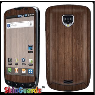 Brown Wood Vinyl Case Decal Skin to Cover Your Samsung Droid Charge 