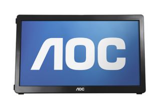 AOC e1649fwu 15.6 Widescreen LED Monitor with built in speakers