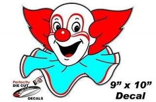 Concession Clown 9x10 Decal for Concession Trailer Sign or Menu 