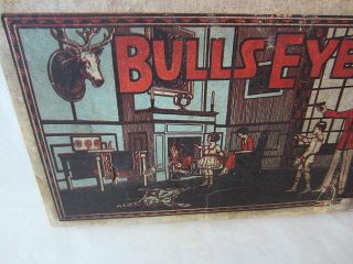 Early Bulls Eye Air Pistol Indoor Toy Gun Box C1920s