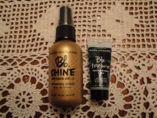 Bumble and Bumble BB Shine on Finishing Spray BB Texture Creme New Set 