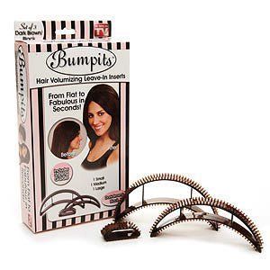 BUMPITS Dark Brown BLACK 4 pc Teasing COMB HAIR Products INSTANT 