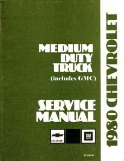 1980 Chevrolet GMC Medium Duty Truck Shop Service Repair Manual Book 