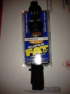 Bungee Cord 50 Highland Super Fat Strap Black New 94319