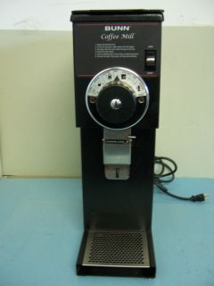 Used Bunn Commercial Coffee Mill Grinder Model G1HD Blk