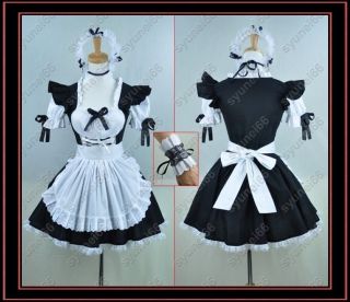 gothic lolita costume maid sissy dress halloween cospla from china