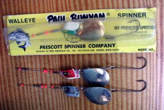  3 Paul Bunyan Walleye Spinner Lures