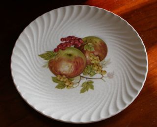 burleigh ware salad plate apples grapes retail $ 29 at fine antique 