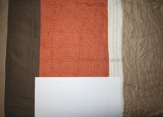Bryan Keith Palisades King Comforter Set Terra Cotta Orange Khaki 