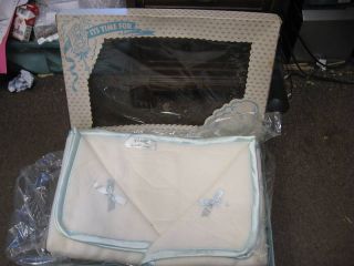 Vintage Beacon Brand Baby Bedding Blanket
