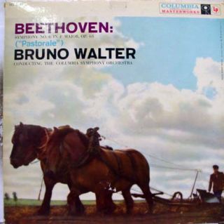 Bruno Walter Beethoven Symphony No 6 Pastoral LP Mint ml 5284 Mono 360 