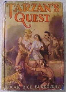 1936 Burroughs 1st Ed. ERB TARZANS QUEST w/DJ