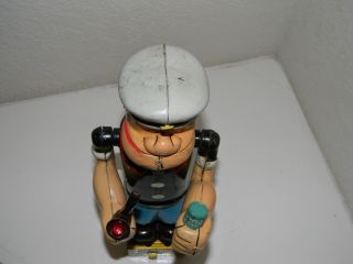 1950s 50s Bubble Blowing Popeye Linemar Marx Antique .
