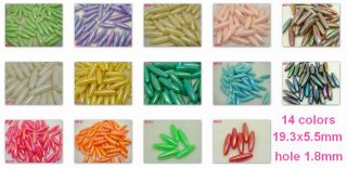   Shipping 19 3mm Oval Acrylic Plastic Loose Jewelry Beads BSF