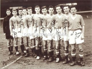 Manchester United Busby Babes 1957 Signed x 11 Duncan Edwards Tommy 