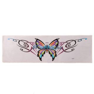 New 2 Pcs Motorcycle Motorcross Decal with Colorful Butterfly Logo S 