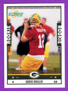  Aaron Rodgers 2005 Score RC Card 352