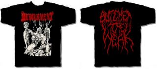 Devourment CD cvr Butcher The Weak Official Shirt Med New