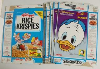 Boxes Vintage Disney Ducktales Cereal Box 1990