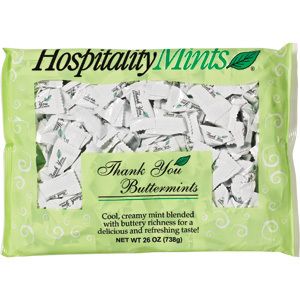 Hospitality Mints Thank You Buttermints 26 oz