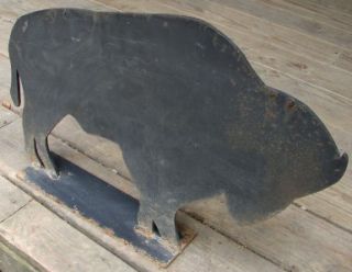 Vintage Cast Iron Buffalo Decoration