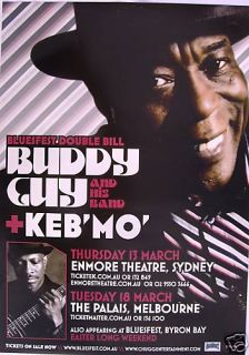 Buddy Guy KebMO 2008 Australian Concert Tour Poster