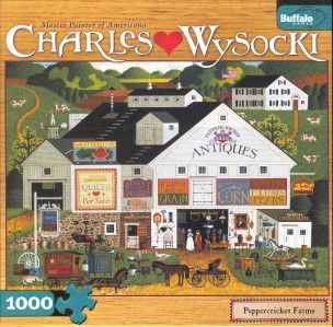 Charles Wysocki Buffalo Games Jigsaw Puzzle Peppercricket Farms NIB 