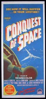 Conquest of Space 55 George PAL Byron Haskin Poster