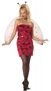 Women Sexy Lady Bug Insect Halloween Adult Costume