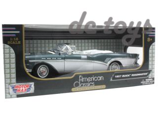   American Classics 1957 Buick Roadmaster 1 18 Diecast Blue