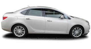 Buick Verano Lower Chrome Accent Body Side Mouldings 3M Tape Install 