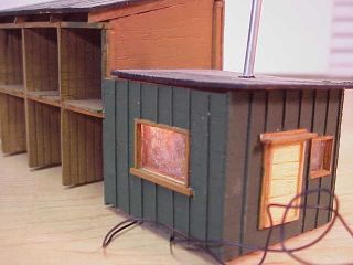 sale are two Custom HO wood LUMBER YARD buildings that were either kit 
