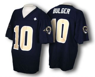 St Louis Rams Marc Bulger Navy NFL Jersey Mens New XXL