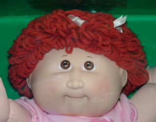 Cabbage Patch Kids Doll Iola Heather March 10 Red Head Curly Hair 