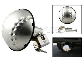 BULLY S.S. 3D BASEBALL 1.25 & 2 TRAILER HITCH RECEIVER COVER W/LOCK 